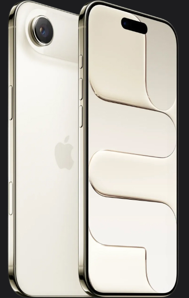 Gold phone front and back mockup