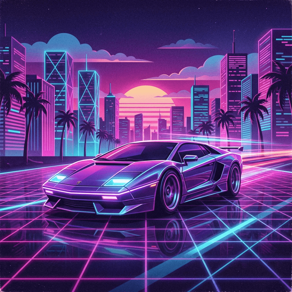Neon Racer Game: High-Speed Reflex and Focus Challenge cover image